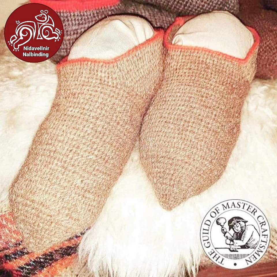 Coppergate York Stitch Viking Socks